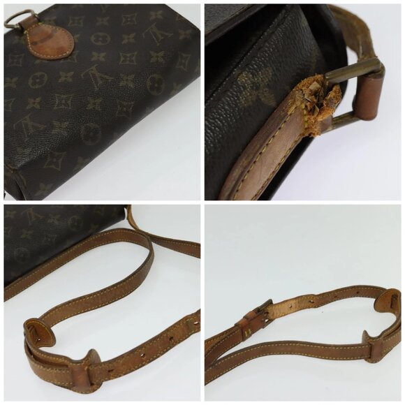 LOUIS VUITTON Monogram Saint Cloud GM Shoulder Bag M51242 LV Auth 141672 - Picture 16 of 16